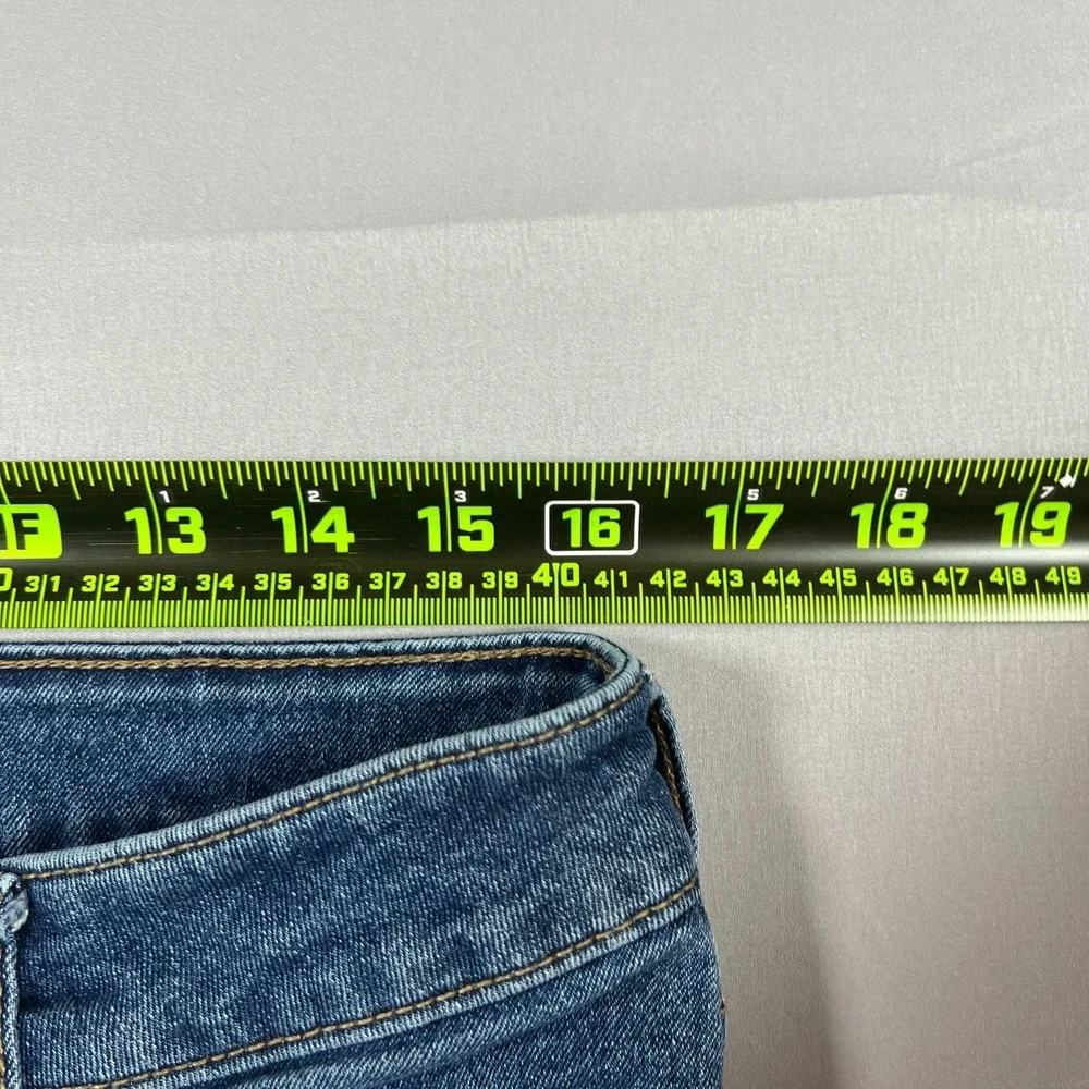 C&A Skinny Jeans Mens 33 Blue Denim Mid Rise Zip Fly Medium Wash Streetwear